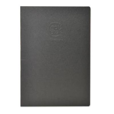 Cahier Piqué Crok'Book - 24 Feuilles Dessin Blanc 17x22 cm 90g - Portrait - Noire
