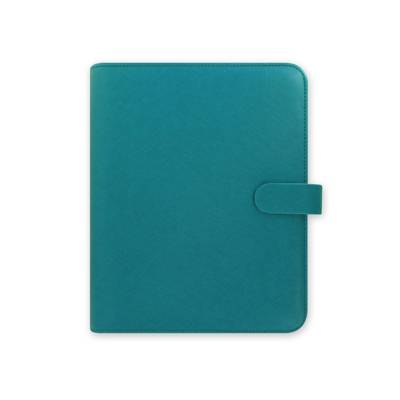 Agenda organiseur "Saffiano" format A5 Aqua