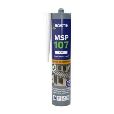 Mastic de fixation MSP 107 BOSTIK - Gris - 290 ml - 30131383 - BOSTIK SA