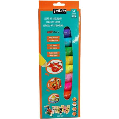 Coffret de peinture pour stickers Arti'stick Pébéo - 12 x 20 ml
