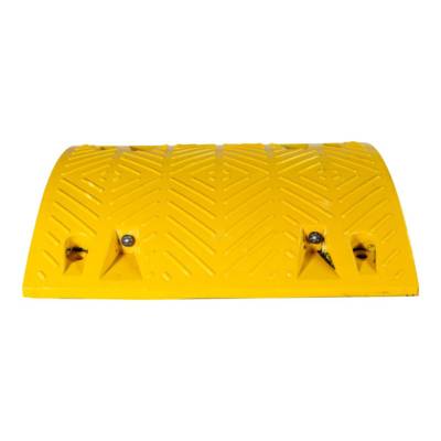 2 éléments modules droits de ralentisseur Eco Bump - 500 x 430 m - H 60 mm - Jaune + Noir - NOVAP - 8005047 + 8005054 - Maxoutil