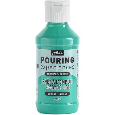 Peinture Acrylique POURING Expérience Prête à l'emploi 118ml VERT D'EAU