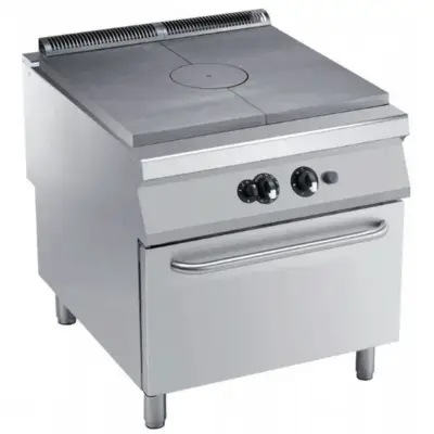 Fourneau double plaque coup de feu sur four elec GN2/1 - T-B909.PEC800.FE - Thirode