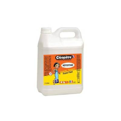 Gouache néfertari baby blanc 2 litres - CLÉOPÂTRE