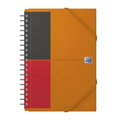 MEETINGBOOK B5 160P 90g lignée 6MM couverture polypro