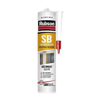 Mastic silicone bâtiment translucide - cartouche de 280ml - Gedimat - RUBSON