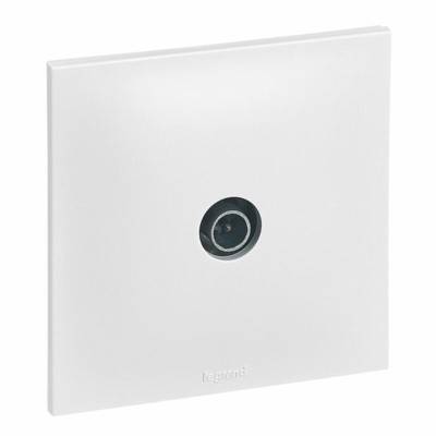 Prise TV simple NEPTUNE blanc - Gedimat - LEGRAND