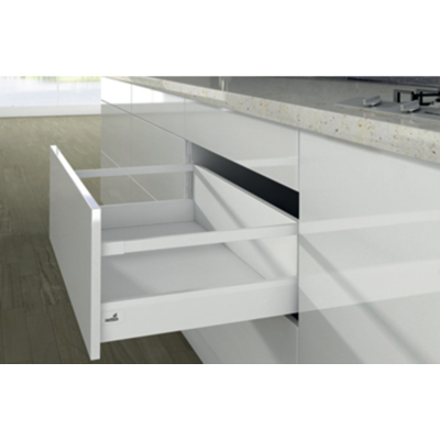 Casserolier Arcitech HETTICH - P.450 H.218/94 mm - Blanc sans coulisse avec tringle - 9149349 - HETTICH FRANCE