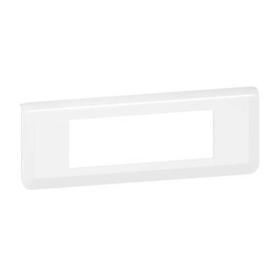 Plaque horizontale 6 modules MOSAIC blanc - Gedimat - LEGRAND
