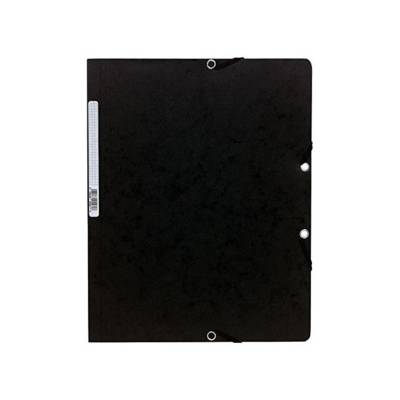 Chemise à élastiques sans Rabats carton 400g 24x32 cm Noir