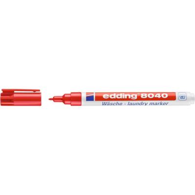 Marqueur Spécial Tissu 8040 Rouge Pointe Fine 1 mm - EDDING