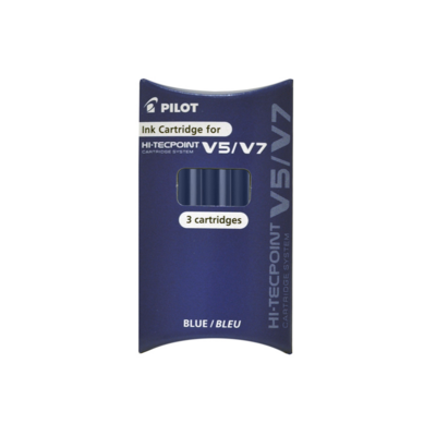 Set 3 Cartouches V5/7 Rechargeable Bleu