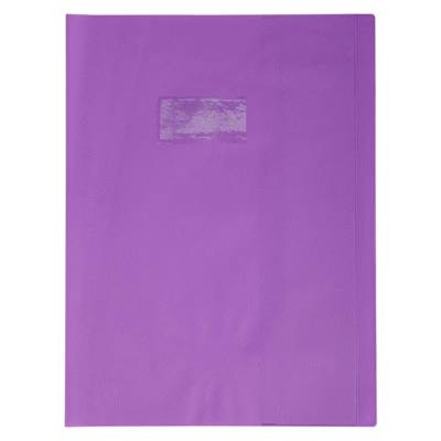 Protège-cahier synthétique 20/100ème 24x32 violet