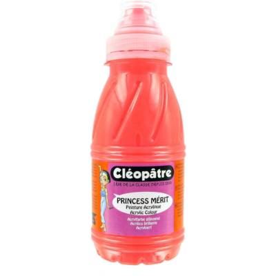 Peinture Acrylique Princess Mérit Vermillon 250 ml - CLÉOPÂTRE