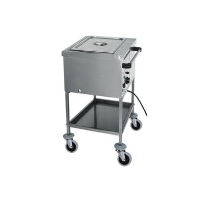 Chariot bain-marie 1 bac GN1/1