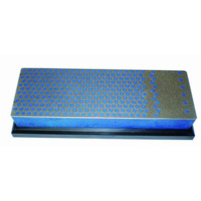 Pierre de poche diamantée pour affûtage VIRUTEX - 110 x 23 x 5 mm - Moyen bleu - FWC