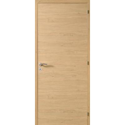 Bloc-porte alvéolaire FUJI revêtu mélaminé chêne natura H.KM1 72 à 100 mm - 204 x 83 cm - Gedimat - MENUISERIES D'OLT