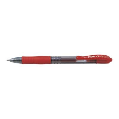 Stylo roller à encre gel G-2 pointe large 1mm rouge - Pilot