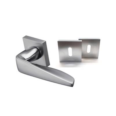 Ensemble de poignées sur rosaces SOFIA zamak satin nickel - Gedimat - REIVILO