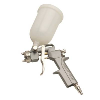 Pistolet à peinture gravité en aluminium sur compresseur godet de 0,5 litre - Gedimat - MECAFER