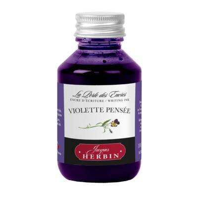 Encre en Flacon PET 100ml - Violette Pensée - HERBIN