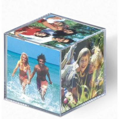 Cube Photo 6 Faces 8,5 x 8,5 cm Acrylique