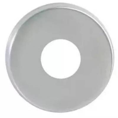 Paire de rosaces inox brossé 304 pour batteuse  - Ø trou 20 mm - IN125 - Maxoutil