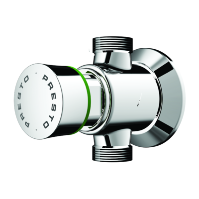 Robinet d'urinoir mécanique temporisé P12 NEO en ligne avec 1 raccord - PRESTO - 31003