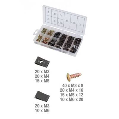 Assortiment de vis et d'écrous cage KS TOOLS - 170 pièces - 970.0530 - Maxoutil
