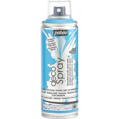 Aérosol 200ml Peinture DécoSpray BLEU CARAIBE