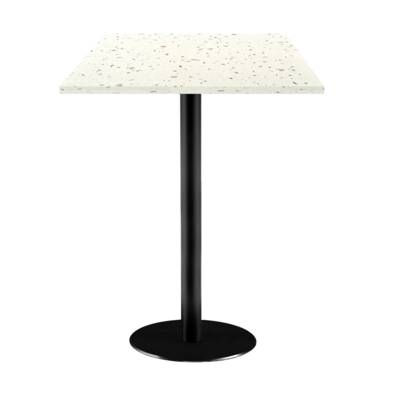 Mange-debout pied noir 60x60cm terrazzo cassata - intérieur - RestooTab
