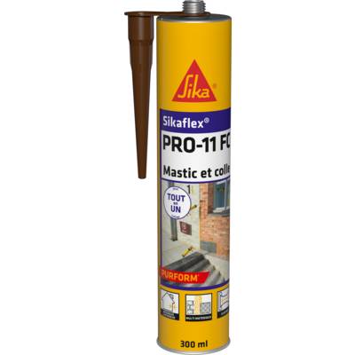 Mastic colle SIKAFLEX PRO 11 FC marron - Gedimat