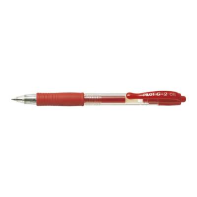 Stylo bille à encre Gel G2 05 Pte Fine Rouge - Pilot