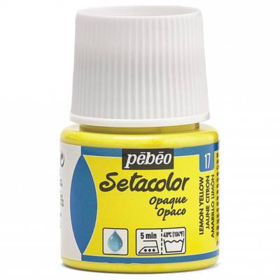 Setacolor opaque 45mL jaune citron