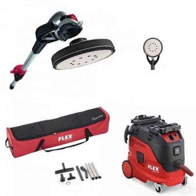 Girafe GE7 + housse + Aspirateur 30 L VCE 33 AC + 2 têtes de ponçage FLEX - 920112