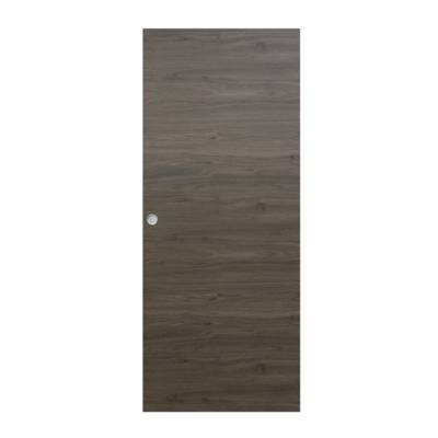 Porte coulissante alvéolaire SIANA décor chêne gris - 204 x 73 cm - Gedimat - MINGUELA