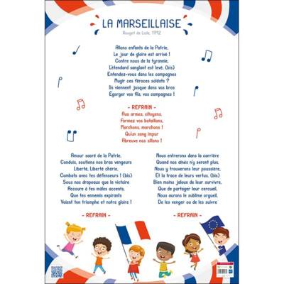 Poster Marseillaise Enfant PEFC 70% - 52x76cm