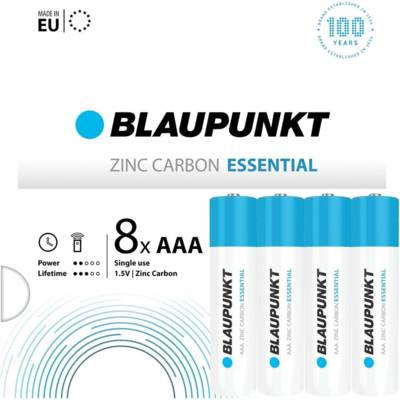 Pack 8 Piles Zinc Essential LR03 AAA