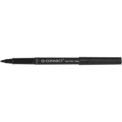 Stylo-feutre  ohp pen permanent pointe moyenne multi-supports cd/dvd plastique noir