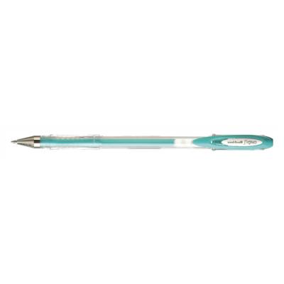 Roller encre gel Signo UM120AC pointe moyenne 0,7mm Vert Pastel - Uni-Ball