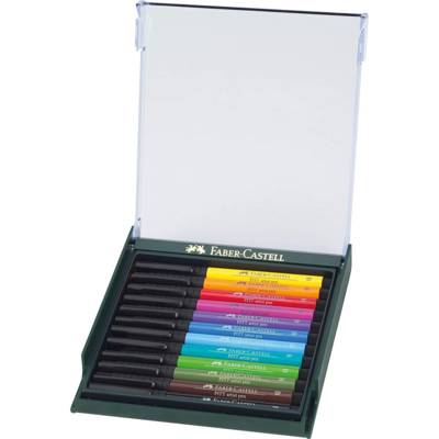 Boite de feutres à pointe pinceau Pitt Artist Pen 12 couleur Bright