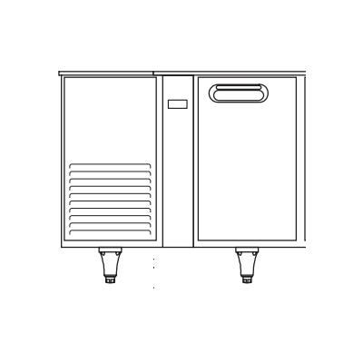 Tour froid positif 1 porte GN1/1 - Vesto
