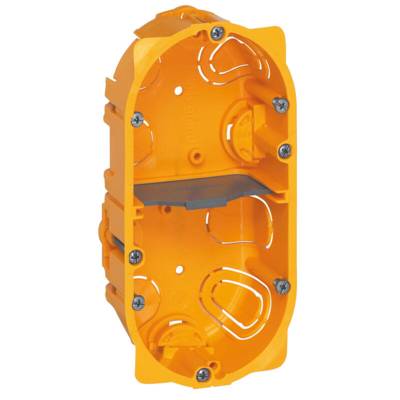 Boîte à encastrer 2 postes BATIBOX - Gedimat - LEGRAND