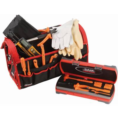 Caisse textile 30L avec 11 outils isolés 1000V SAM - CP-11 - Maxoutil