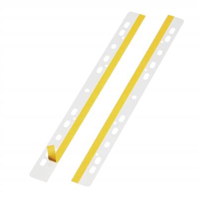 Sachet 50 Filefix A4 Bandes Adhésives perforées pour Classement Transparent