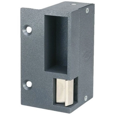 Gâche électrique en applique horizontale gauche Série 390 NO Noire 12V EFF EFF - 390A---00005E96 - Maxoutil