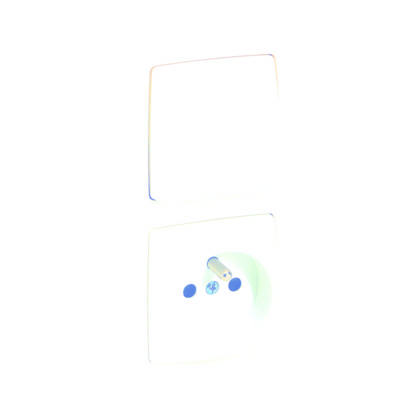 Interrupteur simple touche+prise de courant avec terre appareillage saillie complet - blanc - Gedimat - LEGRAND
