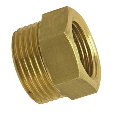 Mamelon laiton 243 réduit sans butée mâle diam.15x21mm femelle diam.12x17mm en vrac - Gedimat - BOUTTE