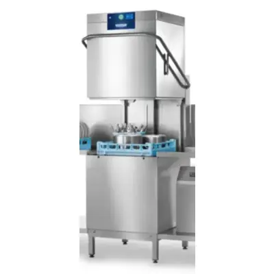 Lave-vaisselle à capot - Paniers 50x50cm -  Pompe de vidange, Surpresseur de rinçage, Doseur de lavage, Doseur de rinçage intégrés - V8044 - AMXHL-10B