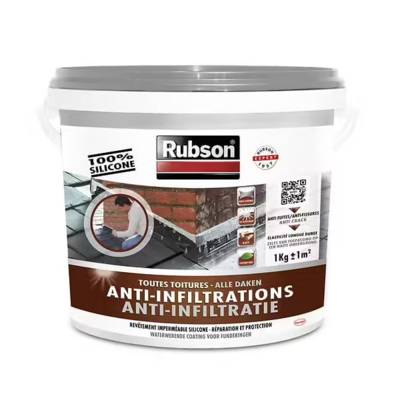 Revêtement toutes toitures 1 kg gris - RUBSON - 3019224 - Maxoutil